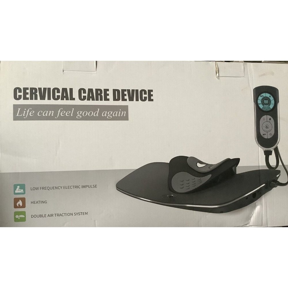 2022 Real Relax Neck Cervical Neck Traction Device Massager Home USA